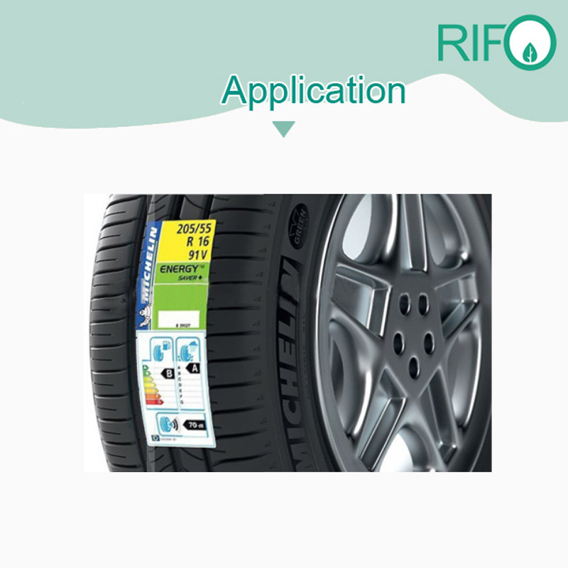 Water-Resistant, Temperature-Resistant Car Tire Label