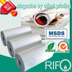 Rph-100 White BOPP Synthetic Paper for Offset Printable Magazine Materials