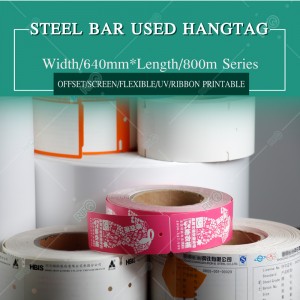 High Heat Resistant PET tags, Custom Qr Code Sticker Paper, Ribbon printable & Flexible printable